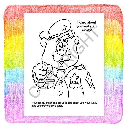25 Pack - Your Sheriff is Your Friend Kid's Coloring & Activity Books - ZoCo Products