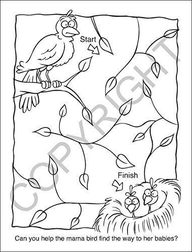 Springtime Friends Kid's Coloring & Activity Books in Bulk — ZoCo Products