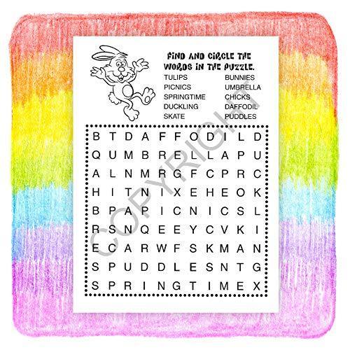 25 Pack - Springtime Pals Kid's Coloring & Activity Books - ZoCo Products