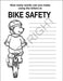 25 Pack - Practice Bike Safety Kid's Educational Coloring & Activity Books - ZoCo Products