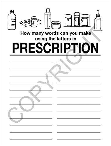 25 Pack - A Visit to The Pharmacy Kid's Coloring & Activity Books - ZoCo Products
