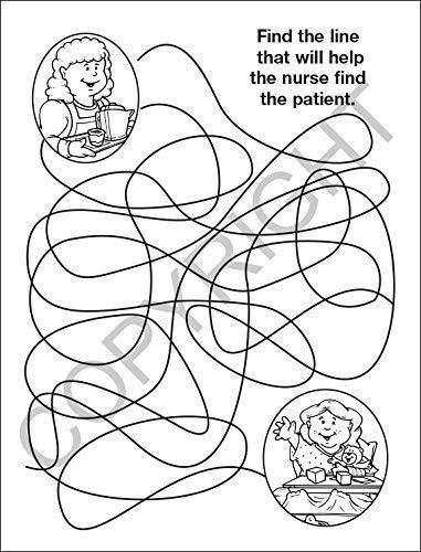 A Trip to The Hospital Kids Coloring and Activity Books
