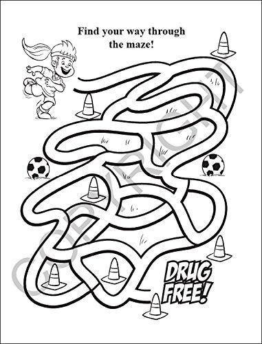 Stay Drug Free Kid's Educational Coloring & Activity Books