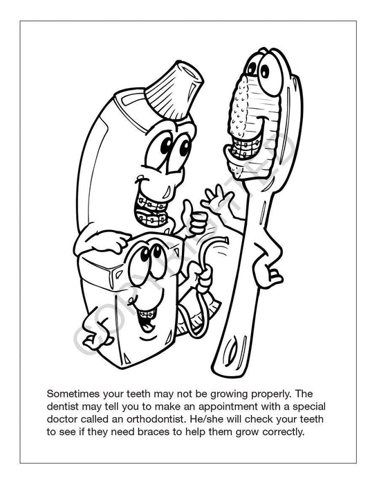 A Trip to The Dentist Kid's Coloring & Activity Books in Bulk