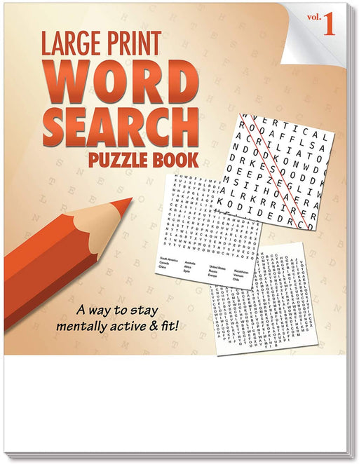Large Print Word Search Puzzle Books - 25-Pack
