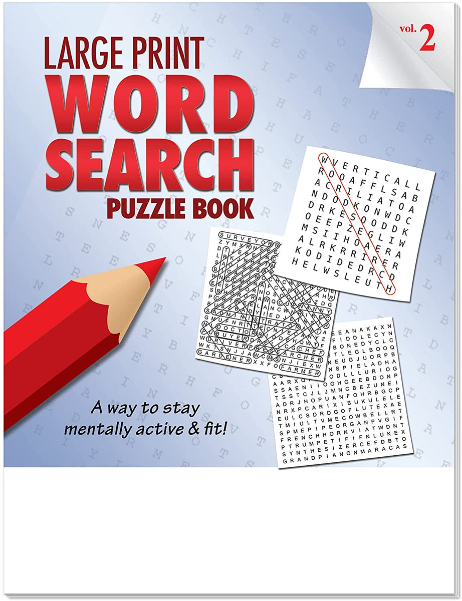 Puzzle Book Gift Set, Felt Storage Bin Word Search Books Puzzle Activity  Set Adult Coloring Books Word Find Book Adult Puzzles 