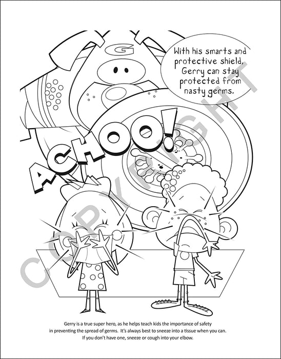 Stop the Spread of Germs - Custom Coloring Books in Bulk — ZoCo