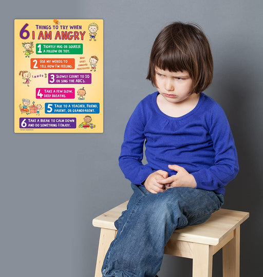 Kids Anger Control Strategies - Calm Down, Coping Corner - Magnetic