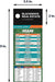 Pro Football Sports Schedule Magnets (MIAMI) - 100 Count - Your Business Card Sticks on Top