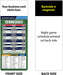 Pro Football Sports Schedule Magnets (TENNESSEE) - 100 Count - Your Business Card Sticks on Top