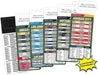 Pro Football Sports Schedule Magnets (NEW ENGLAND) - 100 Count - Your Business Card Sticks on Top