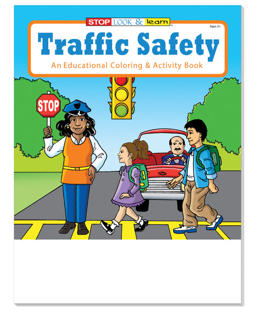 25 Pack - Traffic Safety Kid's Coloring & Activity Books