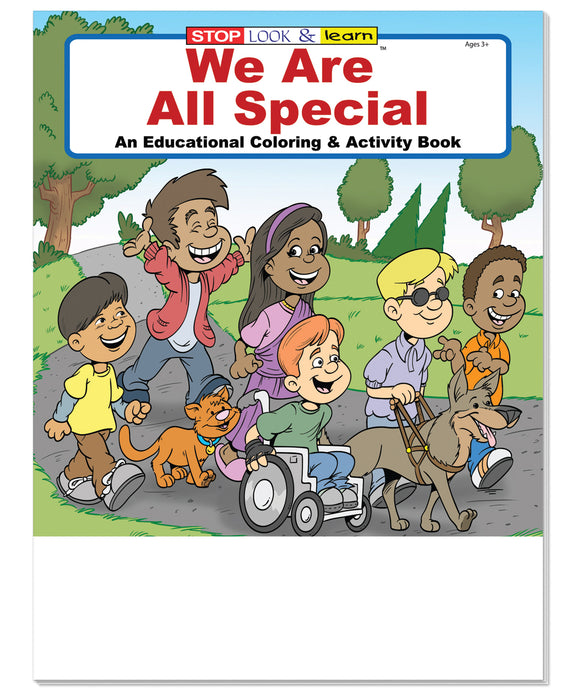 25 Pack - We Are All Special Kid's Coloring & Activity Books