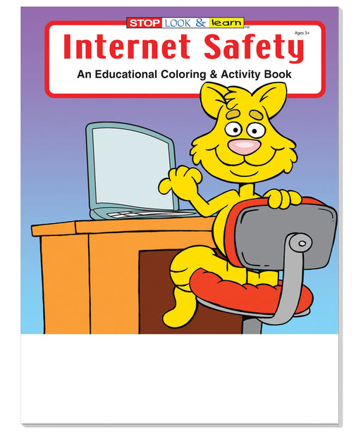Internet Safety Kid's Educational Coloring & Activity Books