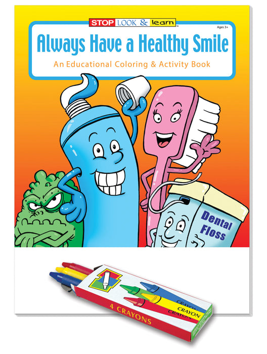 Always Have A Healthy Smile Kid's Coloring & Activity Books in Bulk