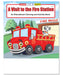 A Visit to The Fire Station Kid's Educational Coloring & Activity Books