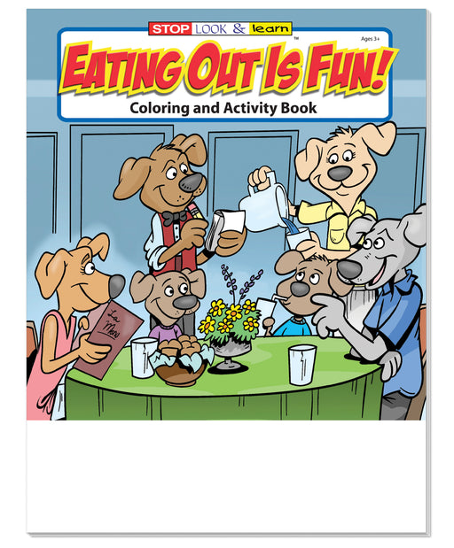 Eating Out is Fun Kid's Coloring & Activity Books