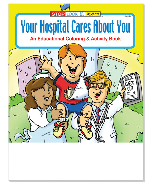 25 Pack - Your Hospital Cares About You Kid's Coloring & Activity Books