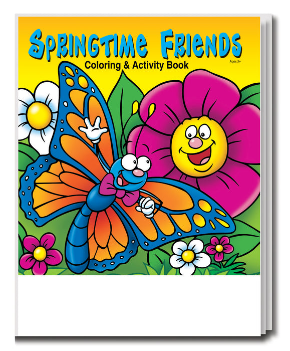 Springtime Friends Kid's Coloring & Activity Books in Bulk