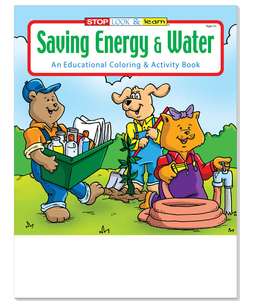 25 Pack - Saving Energy and Water Kid's Educational Coloring & Activity Books