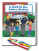 A Visit to The Police Station - Kid's Educational Coloring & Activity Books in Bulk with Crayons