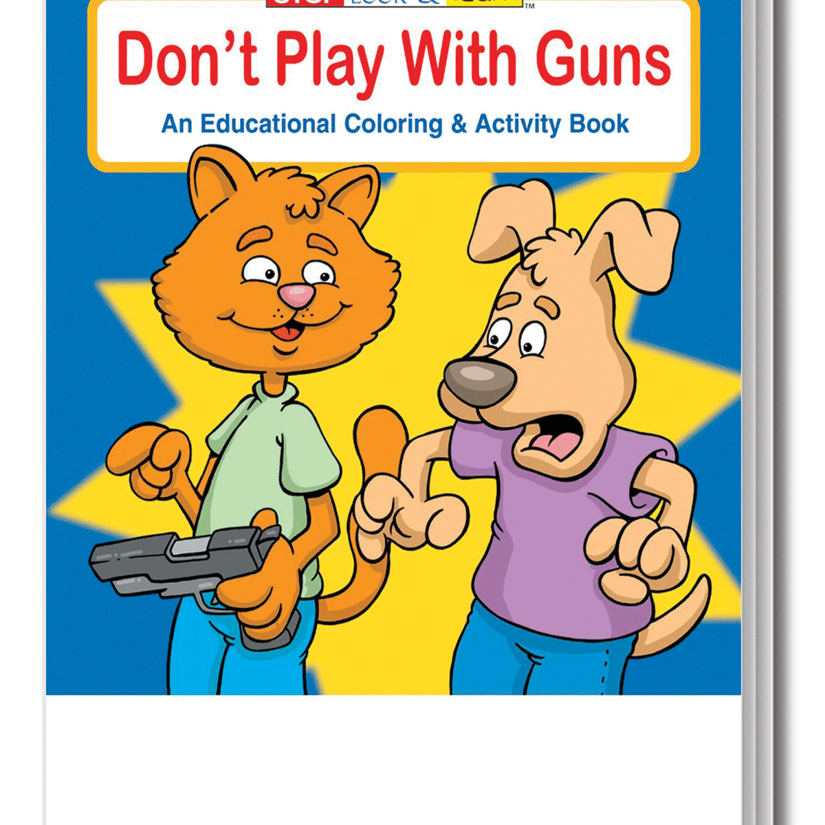 25 Pack Kid's Gun Safety Coloring & Activity Books — ZoCo Products