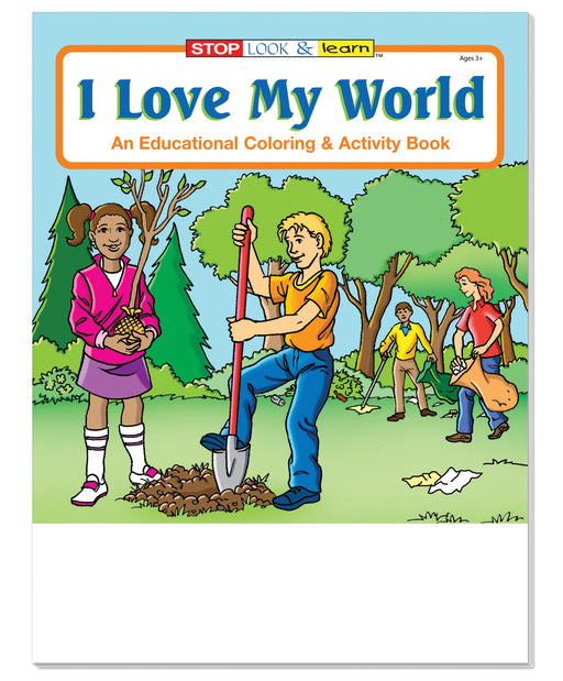 I Love My World Kid's Educational Coloring & Activity Books