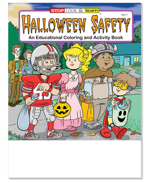 25 Pack - Halloween Safety - Kid's Educational Coloring & Activity Books