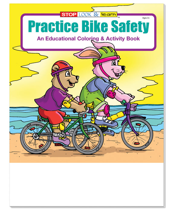 Practice Bike Safety Kid's Educational Coloring & Activity Books