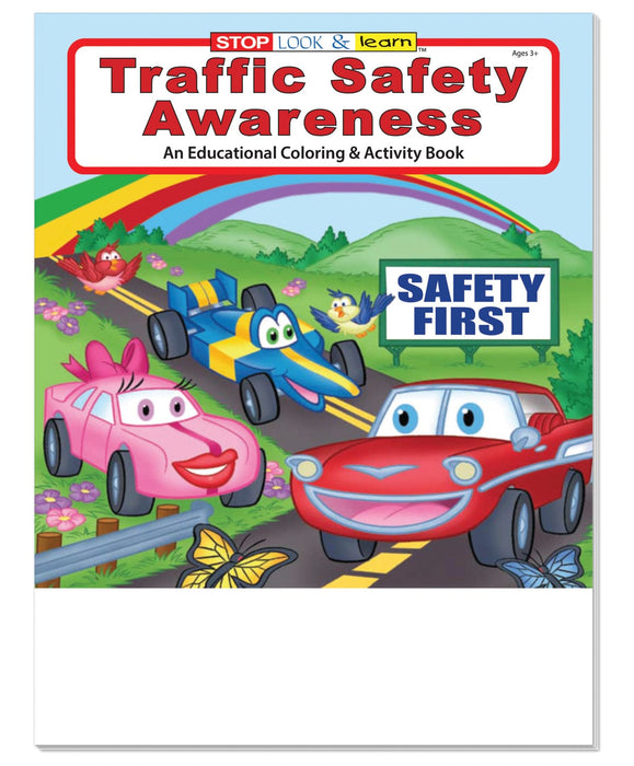 Traffic Safety Awareness Kid's Coloring & Activity Books