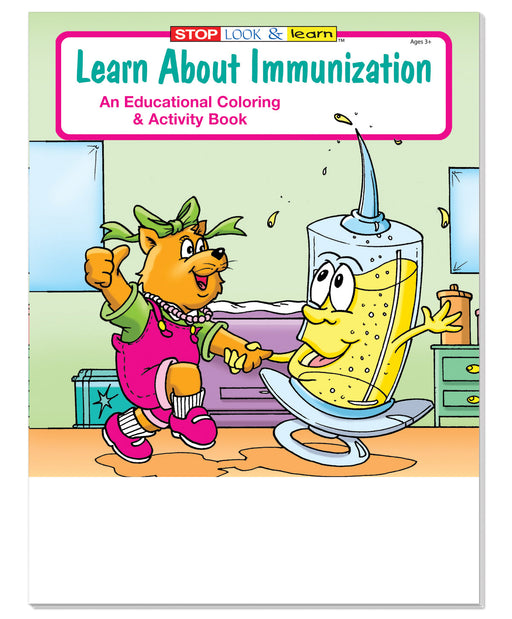 Learn About Immunization Kid's Coloring & Activity Books - ZoCo Products