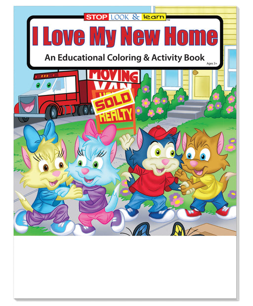 I Love My New Home Kid's Coloring & Activity Books