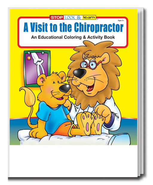 25 Pack - A Visit to The Chiropractor Kid's Coloring & Activity Books