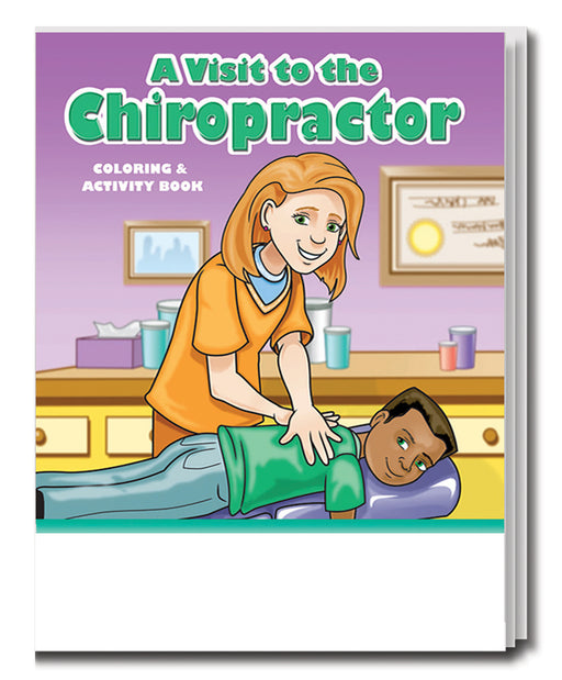 25 Pack - A Visit to The Chiropractor Kid's Coloring & Activity Books