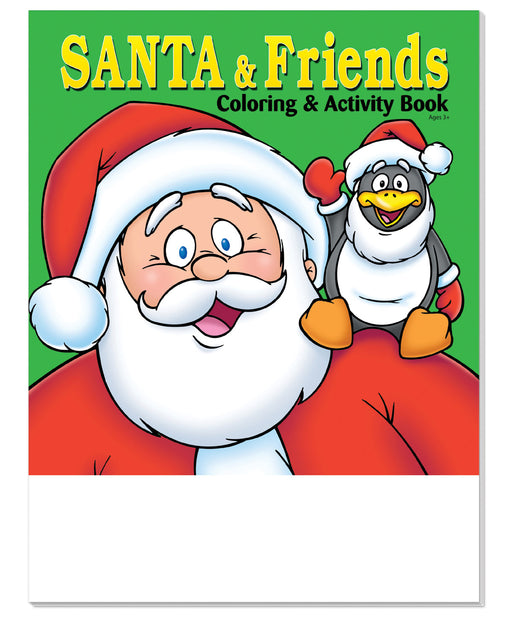 Santa and Friends Kid's Coloring & Activity Books