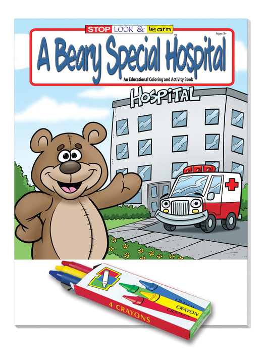 A Beary Special Hospital Kid's Coloring & Activity Books with Crayons