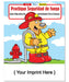 Practice Fire Safety Spanish Version - Bulk Coloring & Activity Books