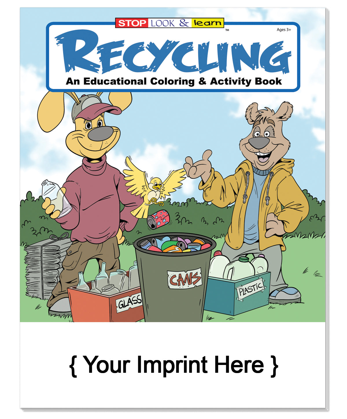 Kids Care For A Clean Environment Coloring Book - Customizable