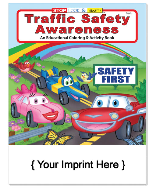 Traffic Safety Awareness - Coloring & Activity Books in Bulk (250+) - Add Your Imprint