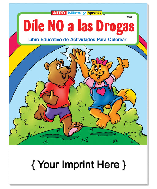 Be Smart, Say NO to Drugs (Spanish Version) - Coloring and Activity Books in Bulk (250+) - Add Your Imprint