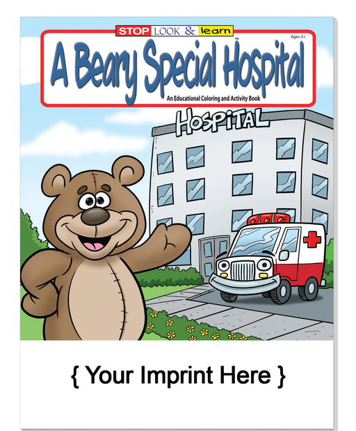 A Beary Special Hospital - Coloring and Activity Books in Bulk (250+) - Add Your Imprint