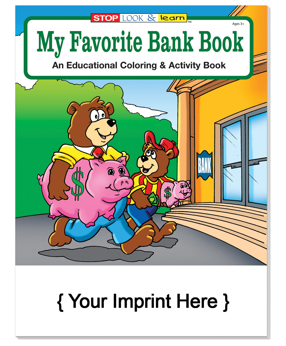 My Favorite Bank Coloring & Activity Books in Bulk (250+) - Add Your Imprint