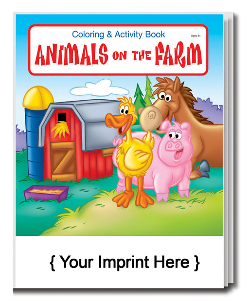 ZOCO Animals on The Farm - Coloring and Activity Books for Kids in Bulk - Pack of 250