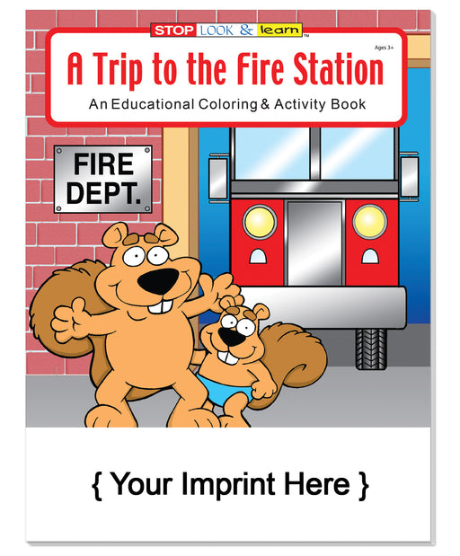 A Trip to the Fire Station - Coloring and Activity Books for Kids in Bulk - Pack of 250