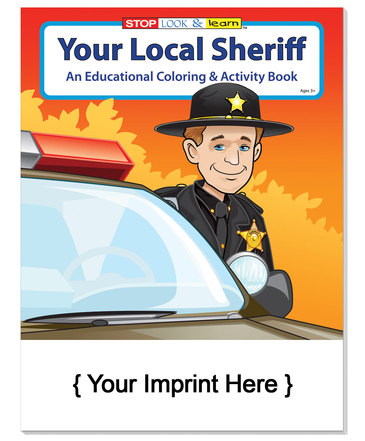 Custom Coloring Books-Friendly Police Officers Are My Heroes