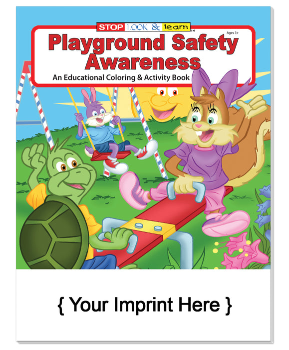 Playground Safety - Coloring and Activity Books for Kids in Bulk