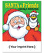 Santa & Friends Custom Coloring & Activity Books in Bulk (250+) - Add Your Imprint