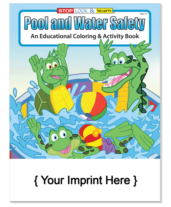 Pool and Water Safety Awareness - Coloring & Activity Books in Bulk