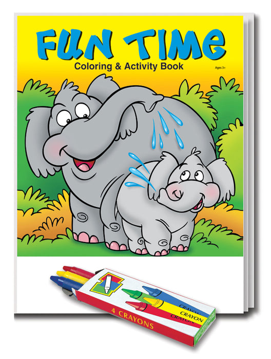 Fun Time Kid's Coloring & Activity Books in Bulk