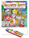 25 Pack - Halloween Safety - Kid's Educational Coloring & Activity Books with Crayons